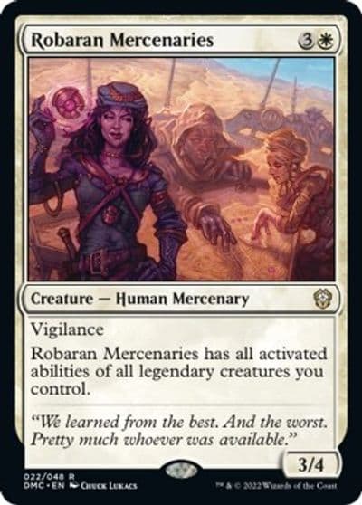 Robaran Mercenaries Commander: Dominaria United Magic card