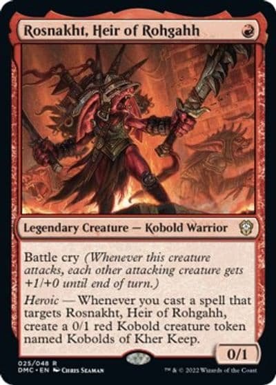 Rosnakht Heir of Rohgahh Commander: Dominaria United Magic card