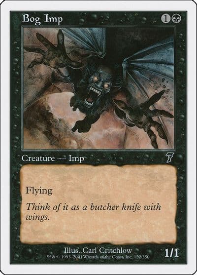 Bog Imp 7th Edition Magic card