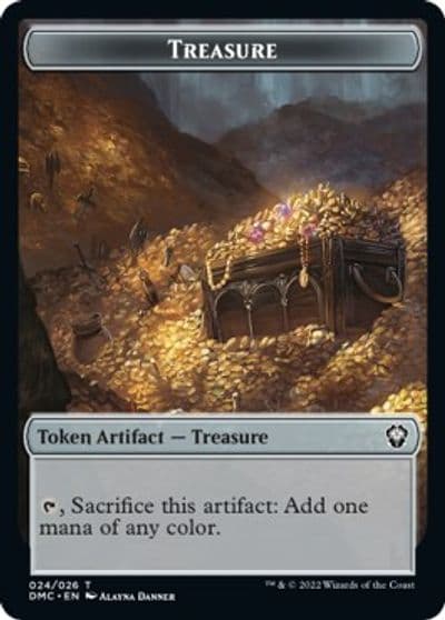 Treasure Token Commander: Dominaria United Magic card
