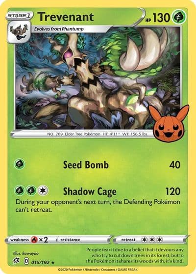 Trevenant Trick or Trade BOOster Bundle Pokemon card