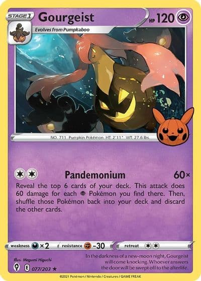 Gourgeist Trick or Trade BOOster Bundle Pokemon card