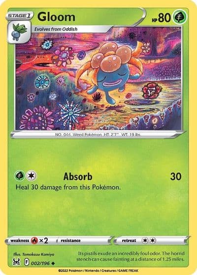 Gloom SWSH11: Lost Origin Pokemon card