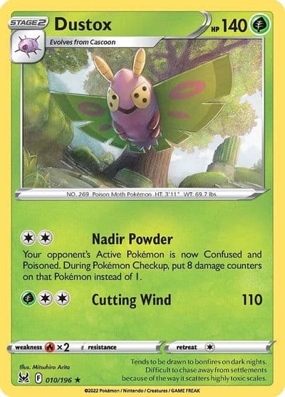 Dustox SWSH11: Lost Origin Pokemon card