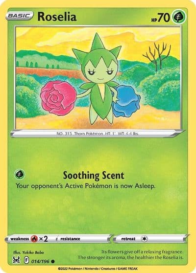 Roselia SWSH11: Lost Origin Pokemon card