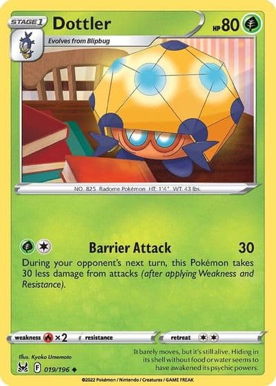 Dottler SWSH11: Lost Origin Pokemon card