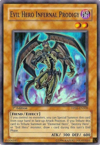 Evil Hero Infernal Prodigy Duelist Pack 6: Jaden Yuki 3 Yu-Gi-Oh! card