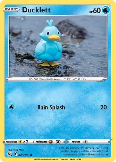 Ducklett SWSH11: Lost Origin Pokemon card