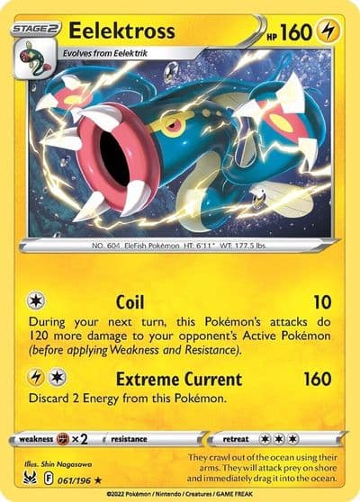 Eelektross SWSH11: Lost Origin Pokemon card