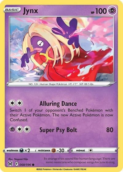 Jynx SWSH11: Lost Origin Pokemon card