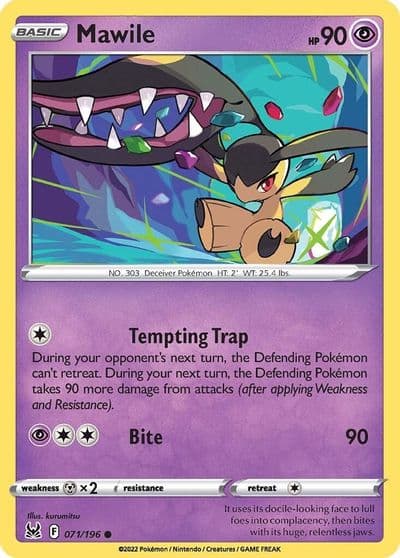 Mawile SWSH11: Lost Origin Pokemon card