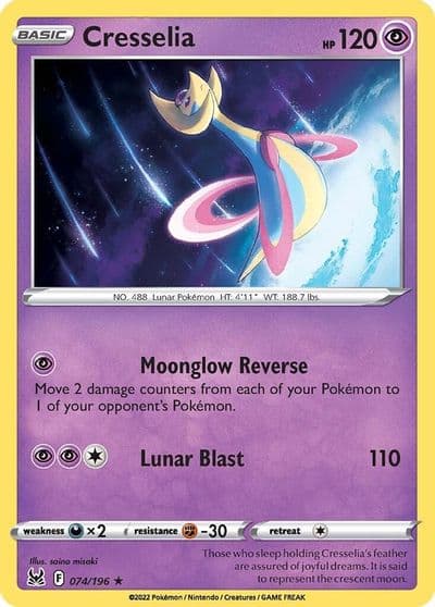 Cresselia SWSH11: Lost Origin Pokemon card