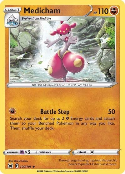 Medicham SWSH11: Lost Origin Pokemon card