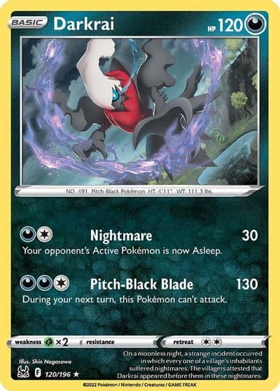Darkrai SWSH11: Lost Origin Pokemon card