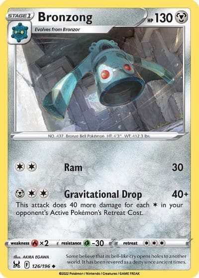 Bronzong SWSH11: Lost Origin Pokemon card