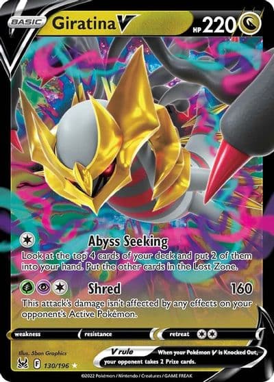 Giratina V SWSH11: Lost Origin Pokemon card