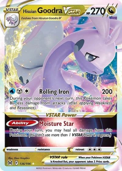 Hisuian Goodra VSTAR SWSH11: Lost Origin Pokemon card