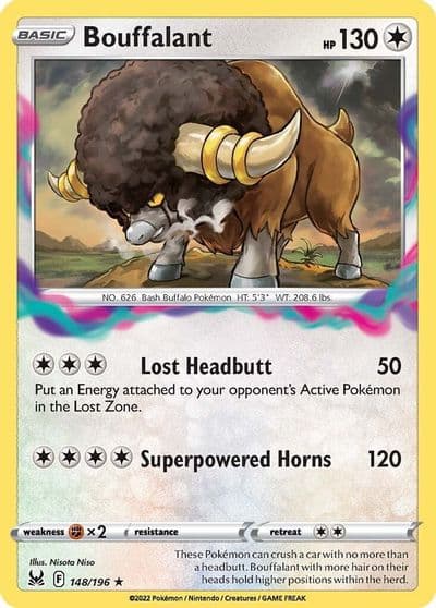 Bouffalant SWSH11: Lost Origin Pokemon card