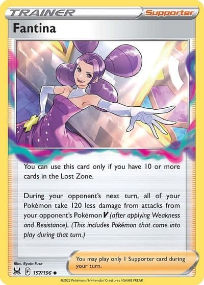 Fantina SWSH11: Lost Origin Pokemon card