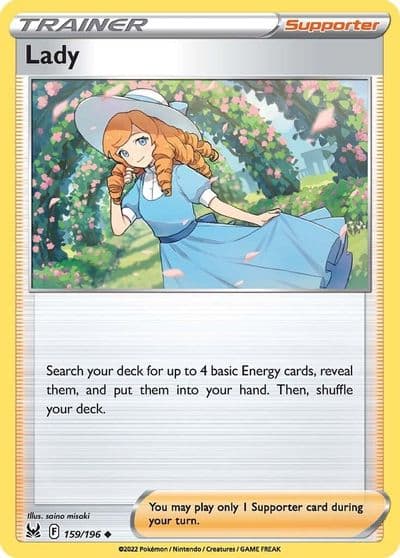 Lady SWSH11: Lost Origin Pokemon card