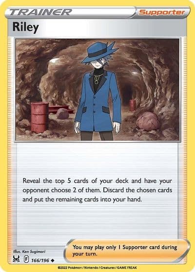 Riley SWSH11: Lost Origin Pokemon card