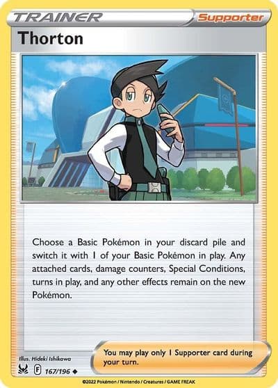 Thorton SWSH11: Lost Origin Pokemon card