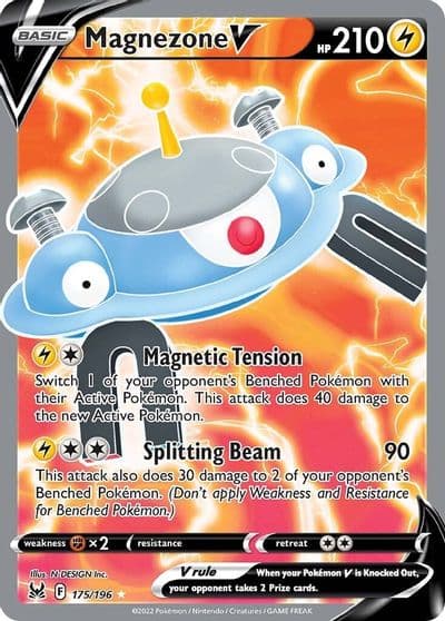 Magnezone V (Full Art) SWSH11: Lost Origin Pokemon card