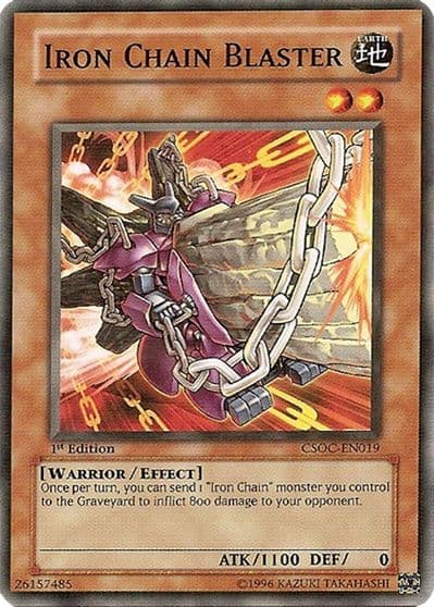Iron Chain Blaster Crossroads of Chaos Yu-Gi-Oh! card