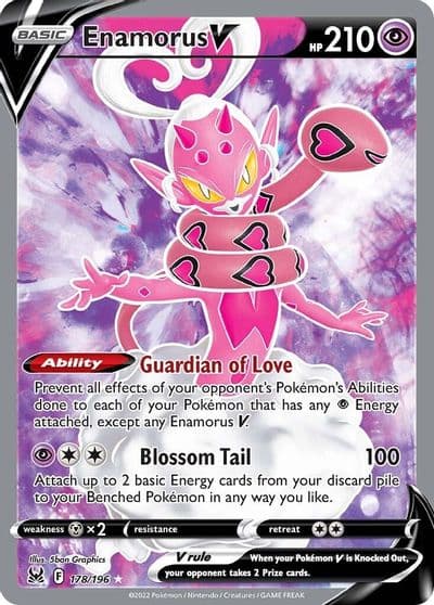 Enamorus V (Full Art) SWSH11: Lost Origin Pokemon card