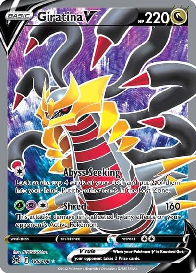 Giratina V (Full Art) SWSH11: Lost Origin Pokemon card