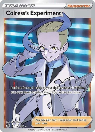 Colress's Experiment (Full Art) SWSH11: Lost Origin Pokemon card