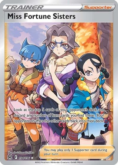 Miss Fortune Sisters (Full Art) SWSH11: Lost Origin Pokemon card