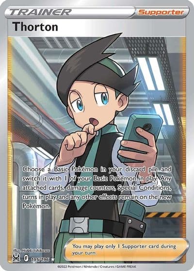 Thorton (Full Art) SWSH11: Lost Origin Pokemon card