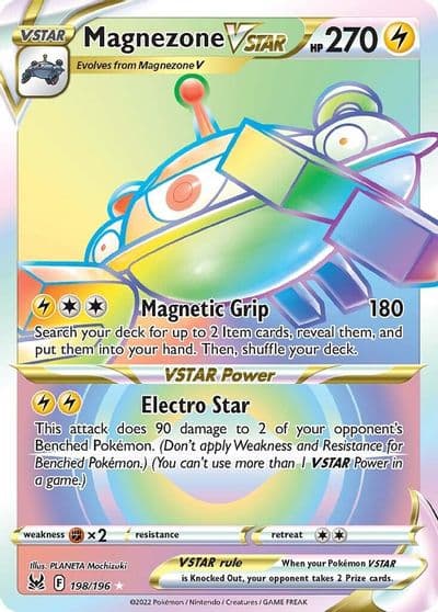 Magnezone VSTAR (Secret) SWSH11: Lost Origin Pokemon card