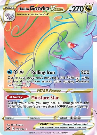 Hisuian Goodra VSTAR (Secret) SWSH11: Lost Origin Pokemon card