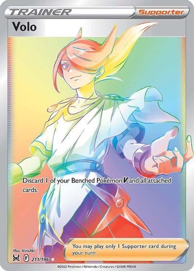 Volo (Secret) SWSH11: Lost Origin Pokemon card