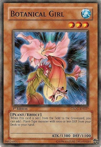 Botanical Girl Crossroads of Chaos Yu-Gi-Oh! card