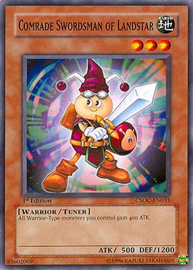 Comrade Swordsman of Landstar Crossroads of Chaos Yu-Gi-Oh! card
