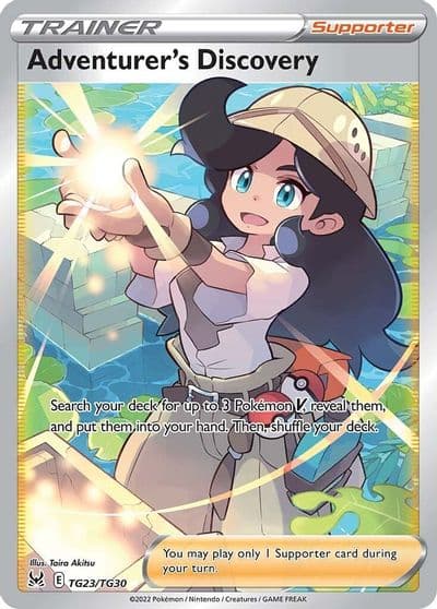 Adventurer's Discovery SWSH11: Lost Origin Trainer Gallery Pokemon card