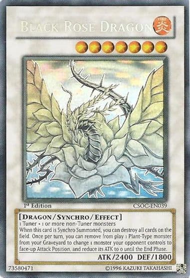 Black Rose Dragon Ghost Rare Crossroads of Chaos Yu-Gi-Oh! card