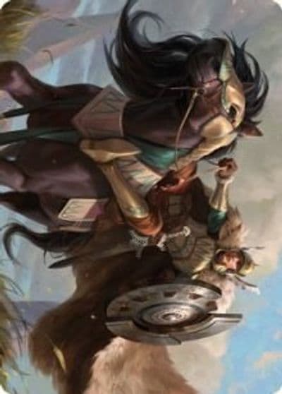 Knight of Dawns Light Art Card Art Series: Dominaria United Magic card
