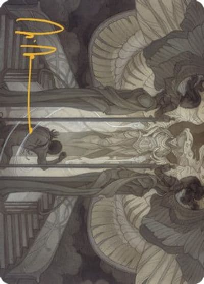 Prayer of Binding Art Card Gold Stamped Signature Art Series: Dominaria United Magic card