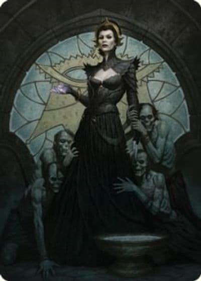 Liliana of the Veil Art Card Art Series: Dominaria United Magic card