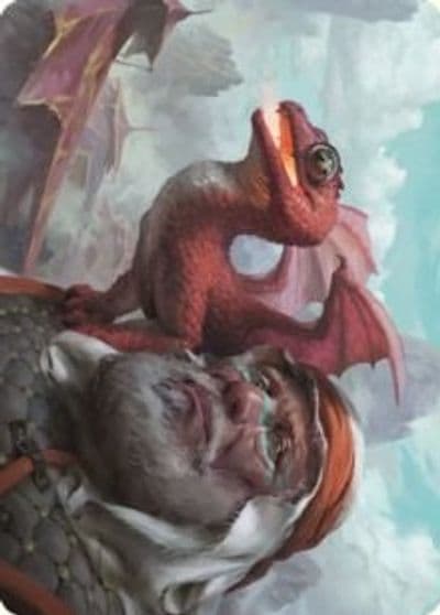 Dragon Whelp Art Card Art Series: Dominaria United Magic card