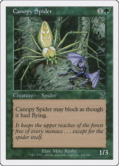 Canopy Spider 7th Edition Magic card