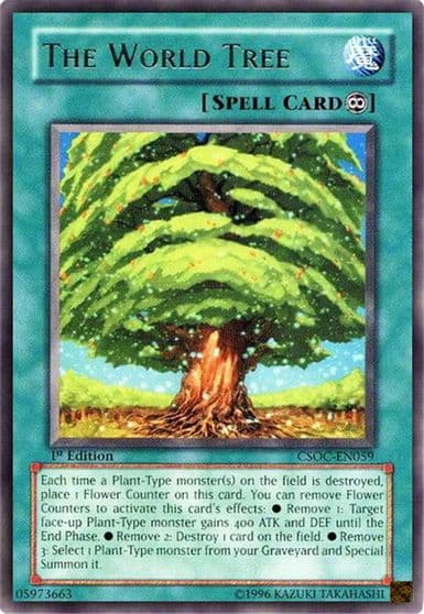 The World Tree Crossroads of Chaos Yu-Gi-Oh! card