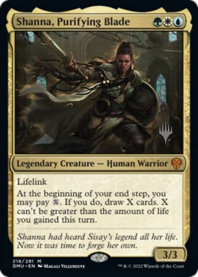 Shanna Purifying Blade Promo Pack: Dominaria United Magic card
