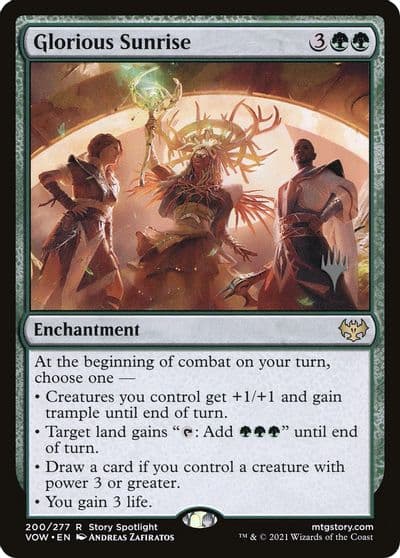 Glorious Sunrise Promo Pack: Dominaria United Magic card