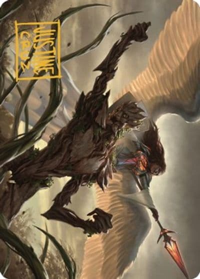 Strength of the Coalition Art Card Gold Stamped Signature Art Series: Dominaria United Magic card
