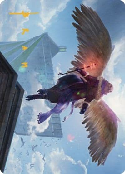 Balmor Battlemage Captain Art Card 44 81 Gold Stamped Signature Art Series: Dominaria United Magic card